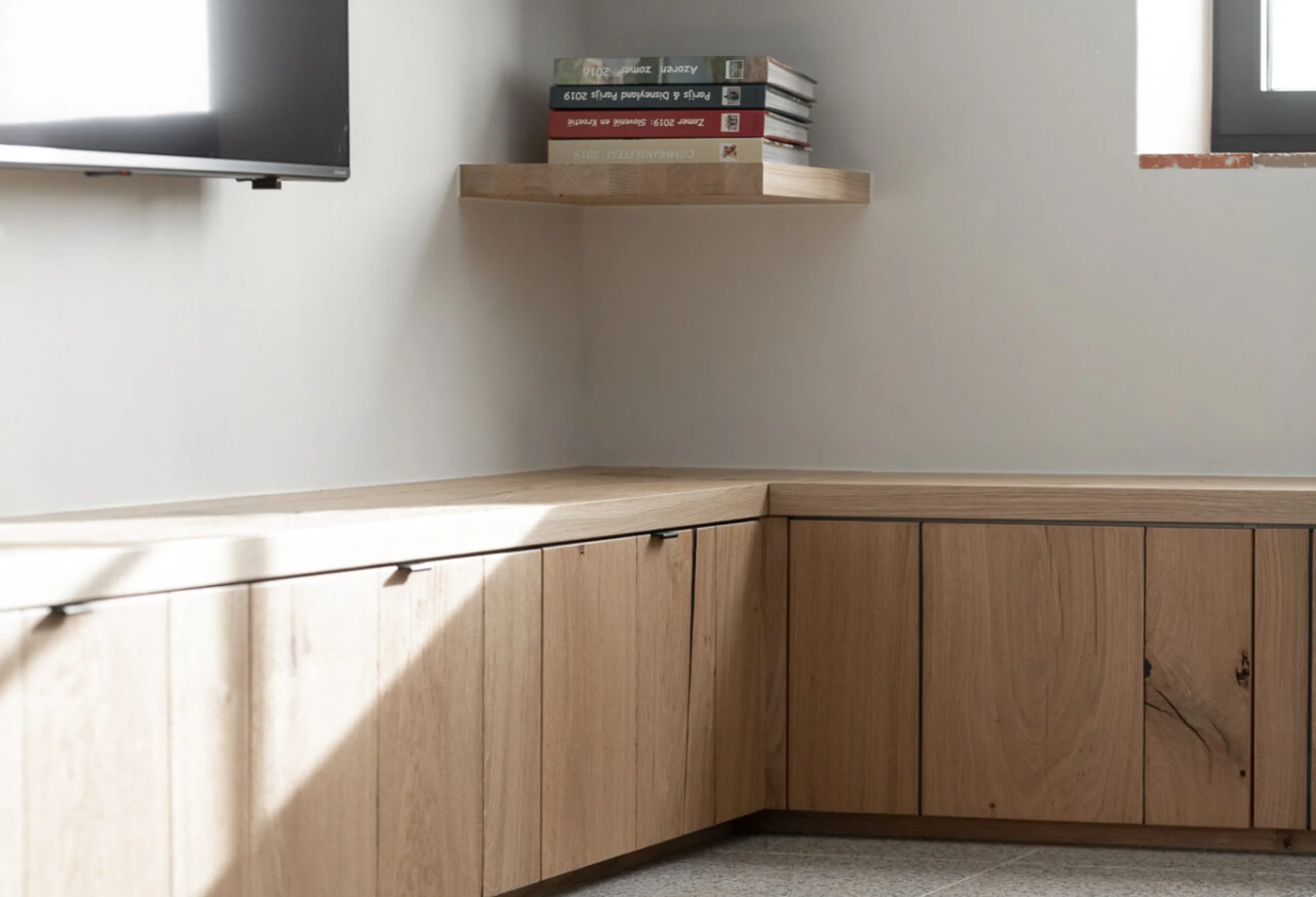 Terrazzovloer landelijke woonkamer quality living